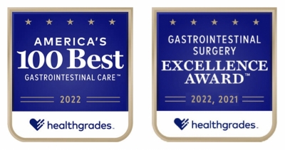 2021-22 Gastrointestinal Surgery Excellence Award, 2022 America's 100 Best Gastrointestinal Care